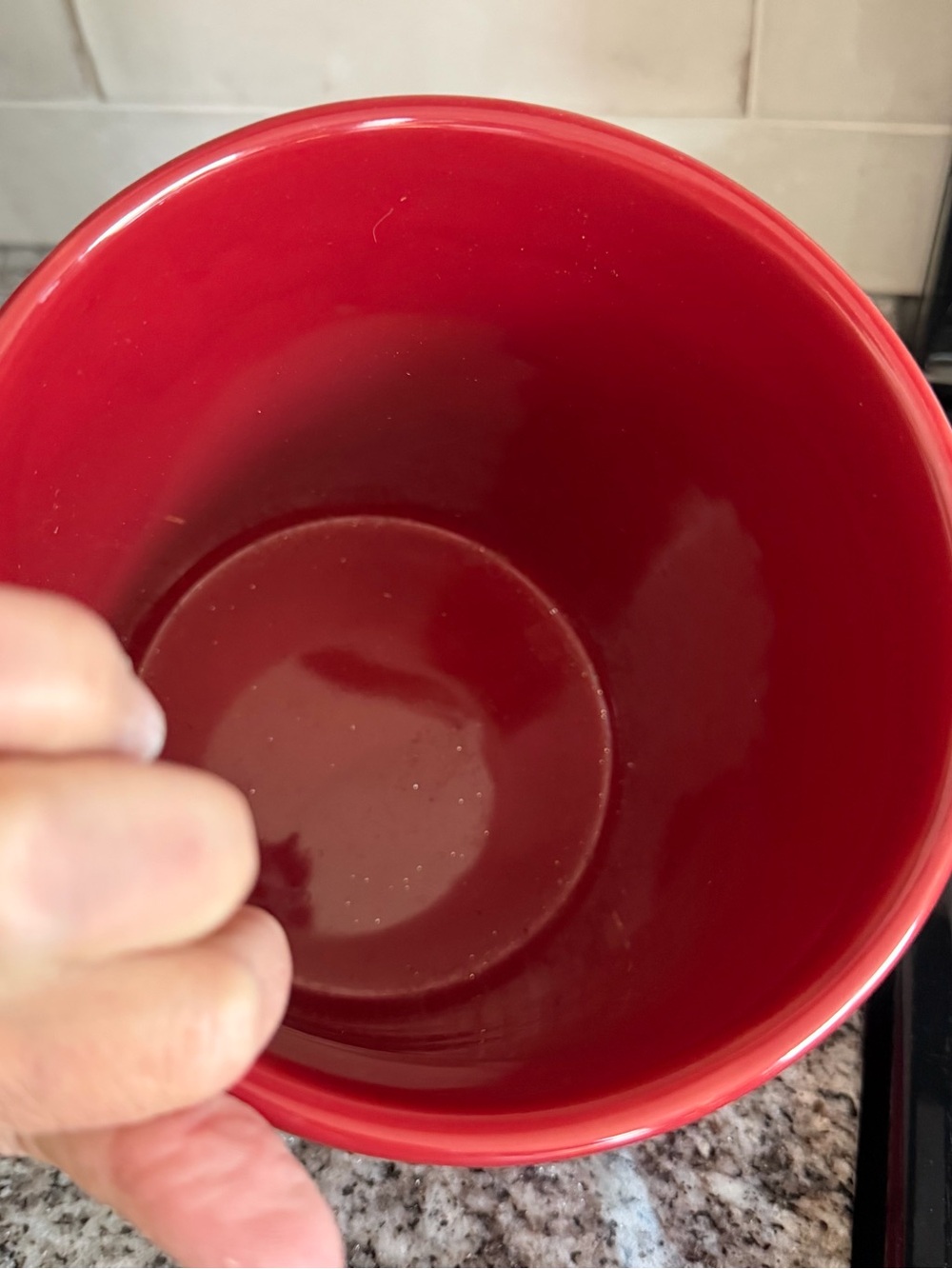 Mainstays Red Stoneware Crock - Picture 3 of 4